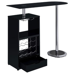 Koufax Black Bar Table - MyWaynesHome #