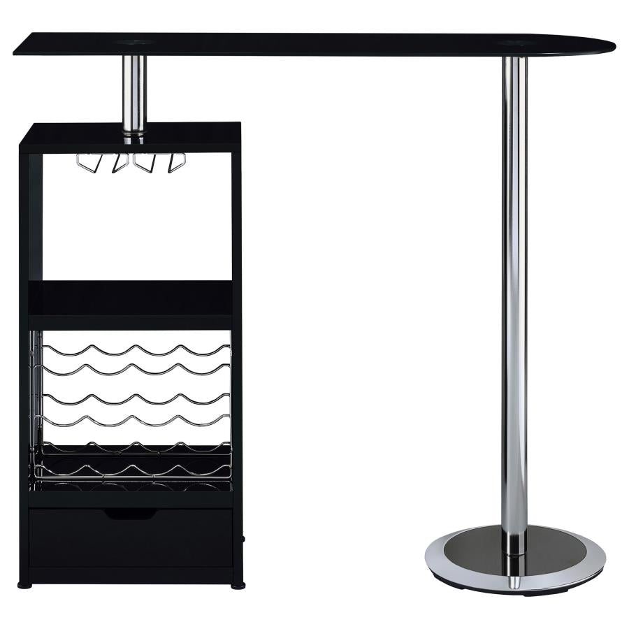 Koufax Black Bar Table - MyWaynesHome #