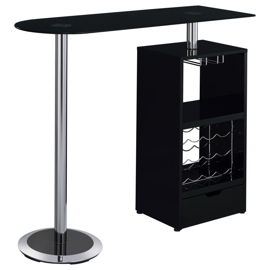 Koufax Black Bar Table - MyWaynesHome #