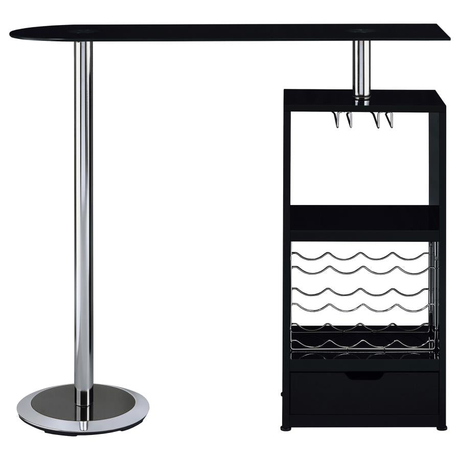 Koufax Black Bar Table - MyWaynesHome #