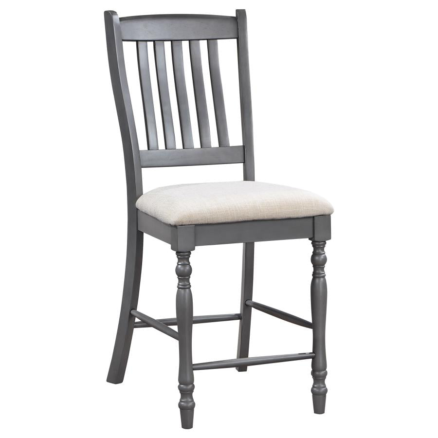 Wiley Brown 5 Pc Counter Height Dining Set - MyWaynesHome #