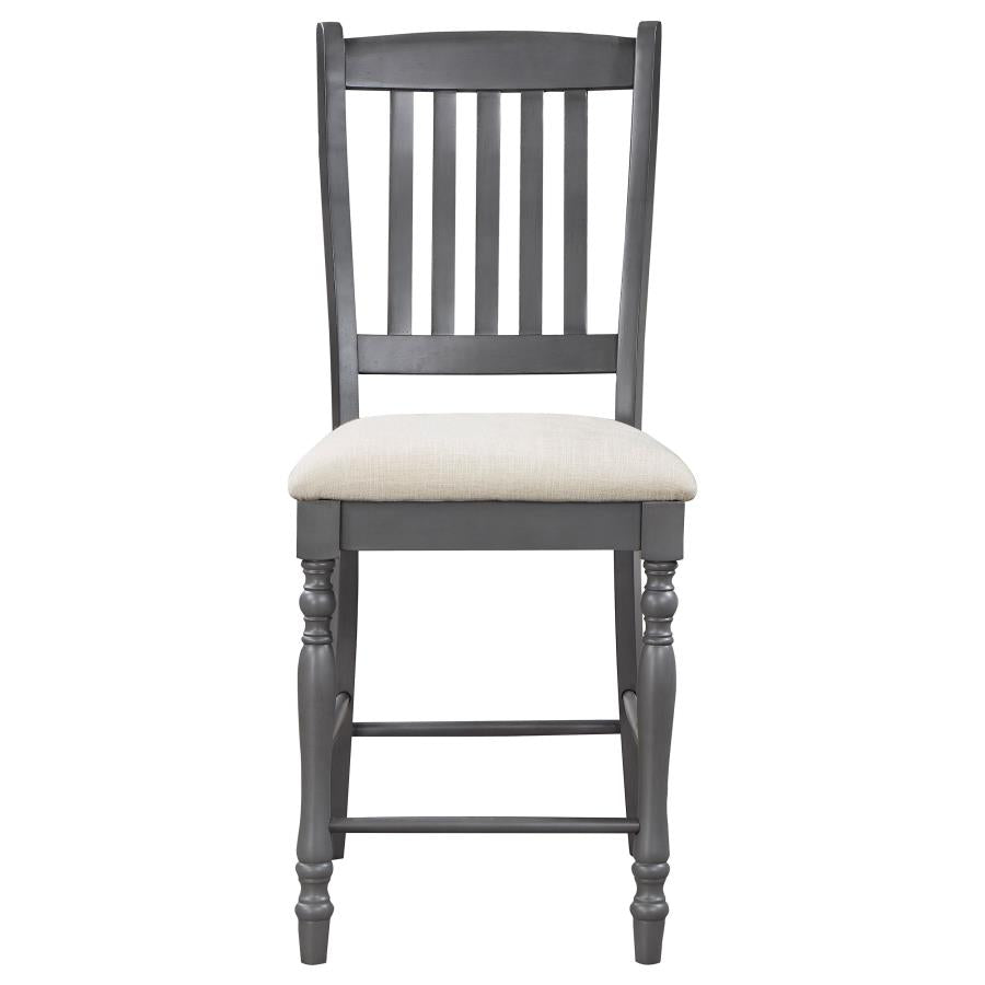 Wiley Brown 5 Pc Counter Height Dining Set - MyWaynesHome #