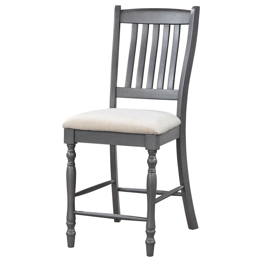 Wiley Brown 5 Pc Counter Height Dining Set - MyWaynesHome #