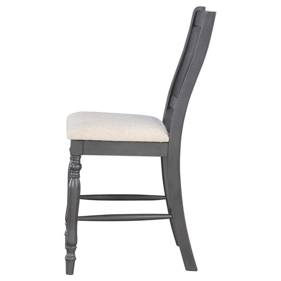 Wiley Brown 5 Pc Counter Height Dining Set - MyWaynesHome #