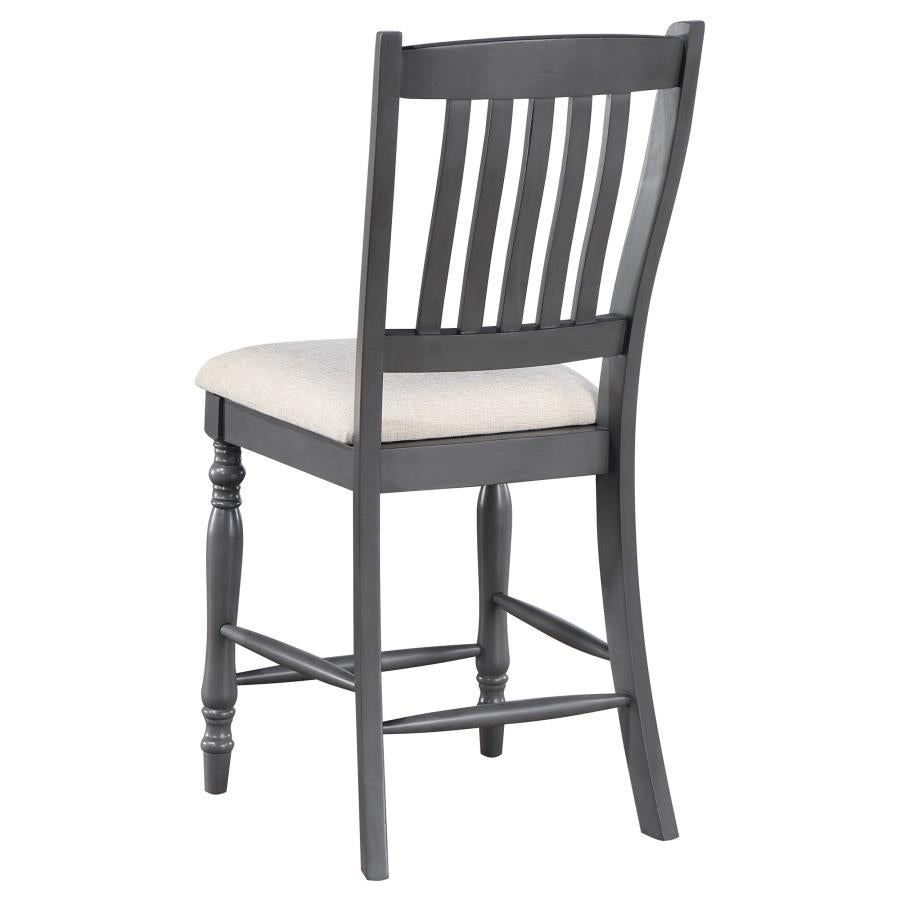 Wiley Brown 5 Pc Counter Height Dining Set - MyWaynesHome #