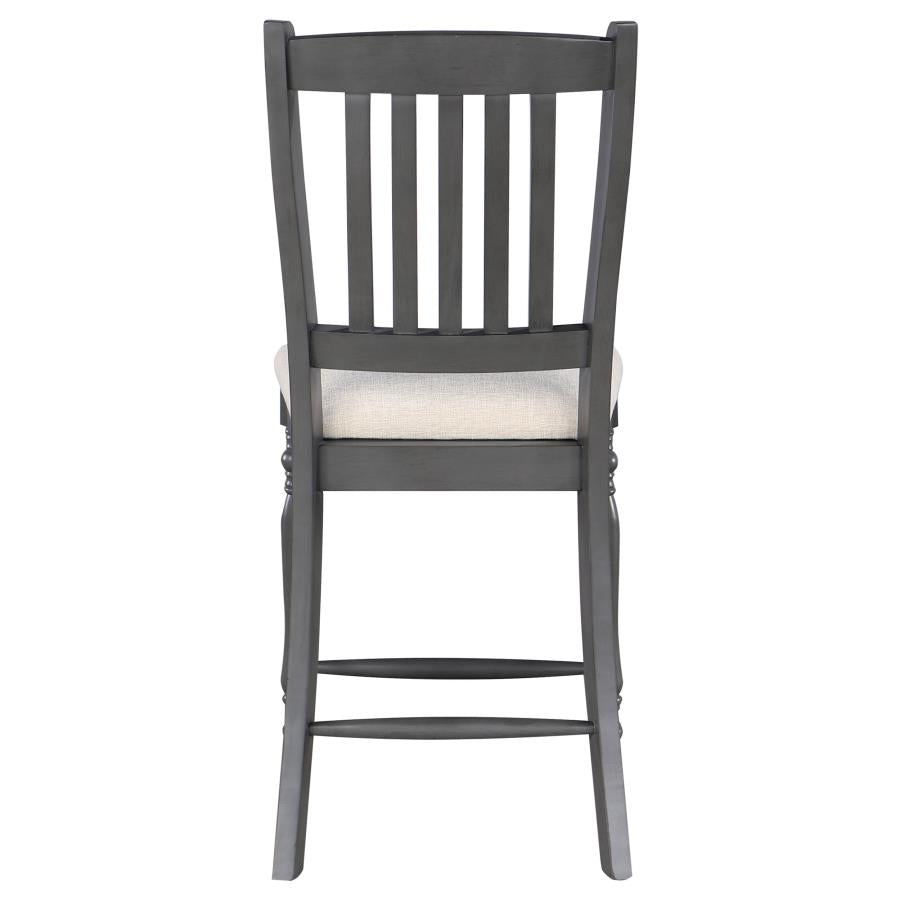 Wiley Brown 5 Pc Counter Height Dining Set - MyWaynesHome #