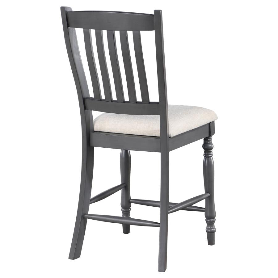 Wiley Brown 5 Pc Counter Height Dining Set - MyWaynesHome #