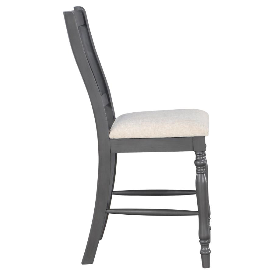 Wiley Brown 5 Pc Counter Height Dining Set - MyWaynesHome #