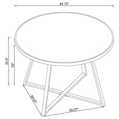 Jillian Black Dining Table - MyWaynesHome #