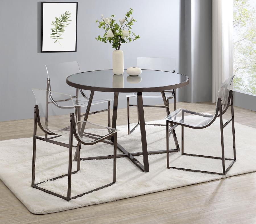 Jillian Black Dining Table - MyWaynesHome #