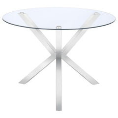 Vance Silver Dining Table - MyWaynesHome #