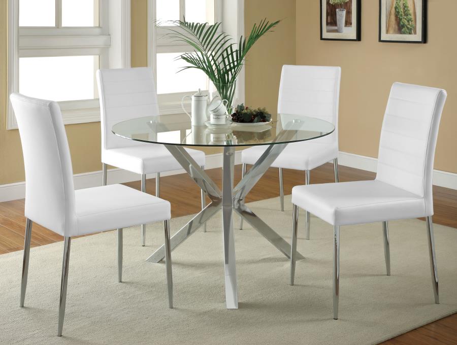 Vance Silver Dining Table - MyWaynesHome #