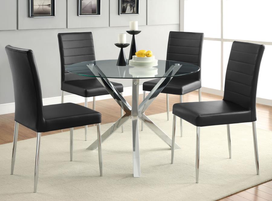 Vance Silver Dining Table - MyWaynesHome #