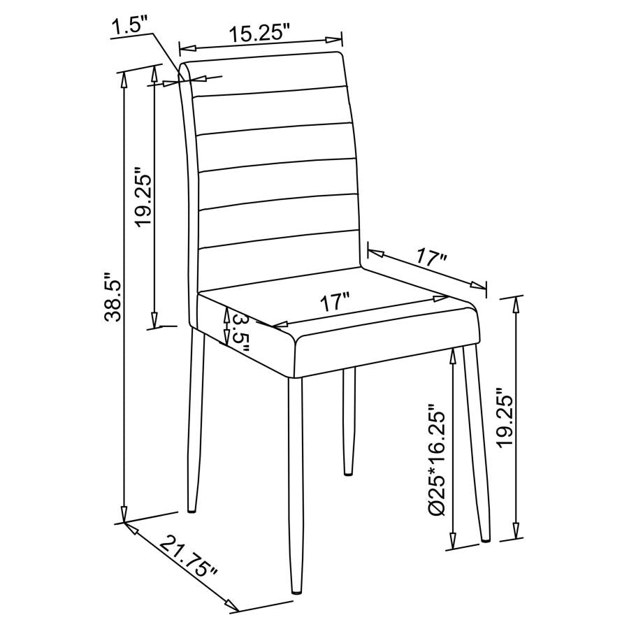 Maston White Side Chair - MyWaynesHome #