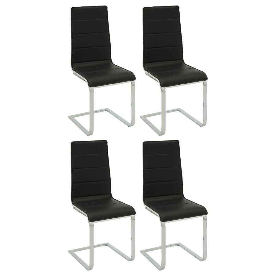 Broderick Black Side Chair - MyWaynesHome #