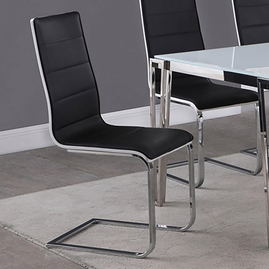 Broderick Black Side Chair - MyWaynesHome #
