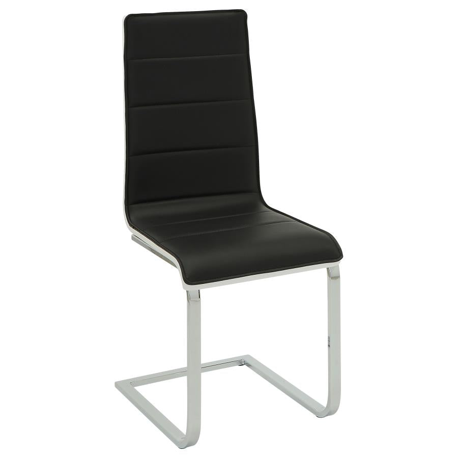 Broderick Black Side Chair - MyWaynesHome #