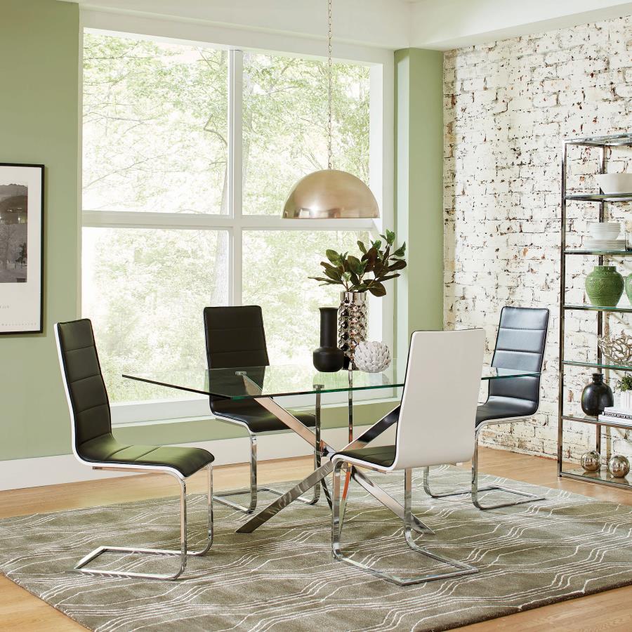 Broderick Black Side Chair - MyWaynesHome #