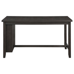 Elliston 66-inch Counter Height Dining Table Dark Grey - MyWaynesHome #