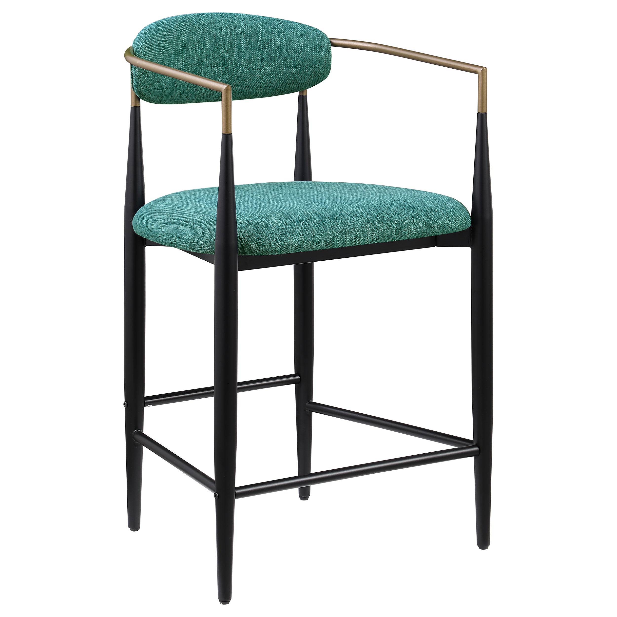 Tina Fabric Upholstered Counter Chair Green (set Of 2) - MyWaynesHome #