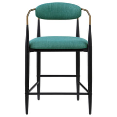 Tina Fabric Upholstered Counter Chair Green (set Of 2) - MyWaynesHome #