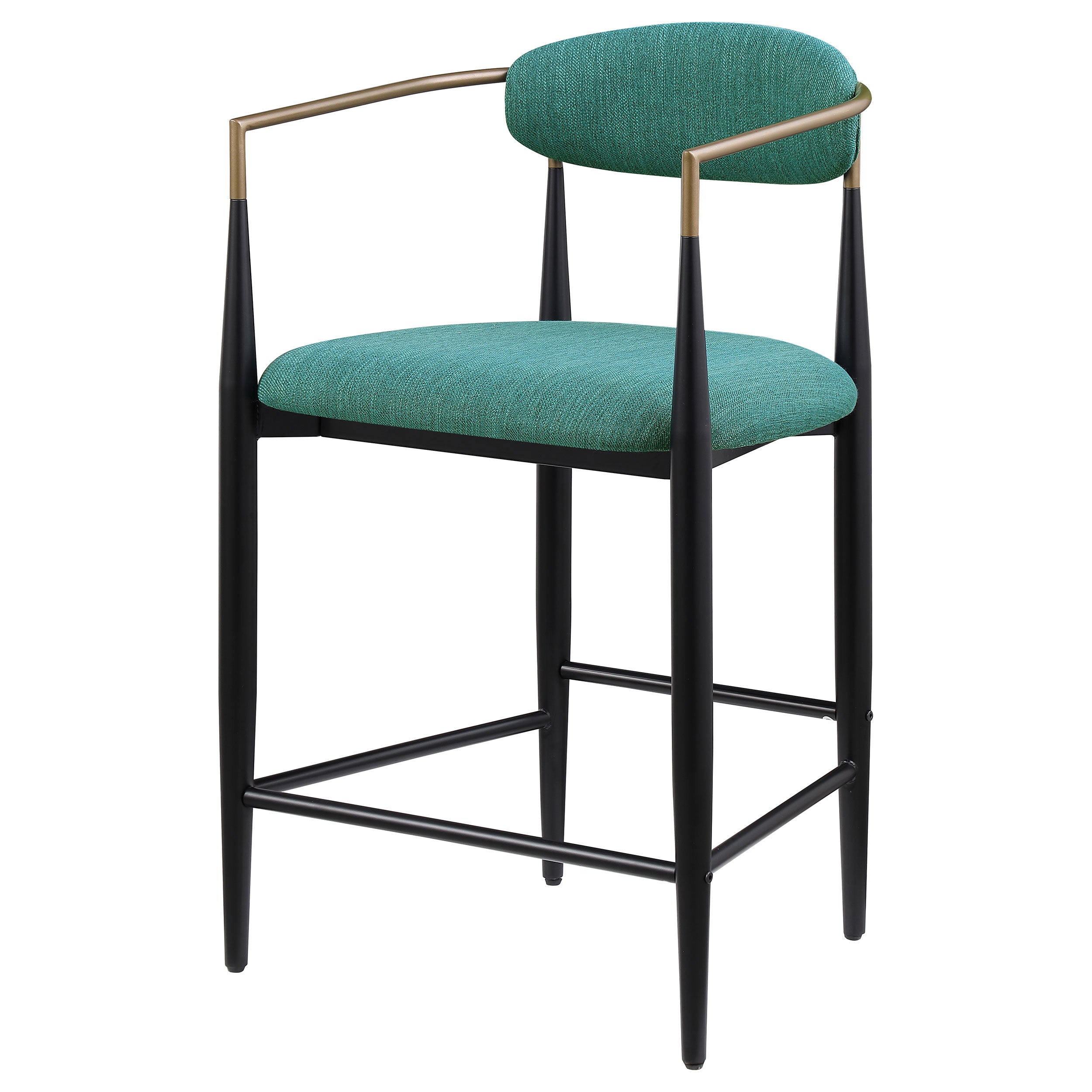 Tina Fabric Upholstered Counter Chair Green (set Of 2) - MyWaynesHome #