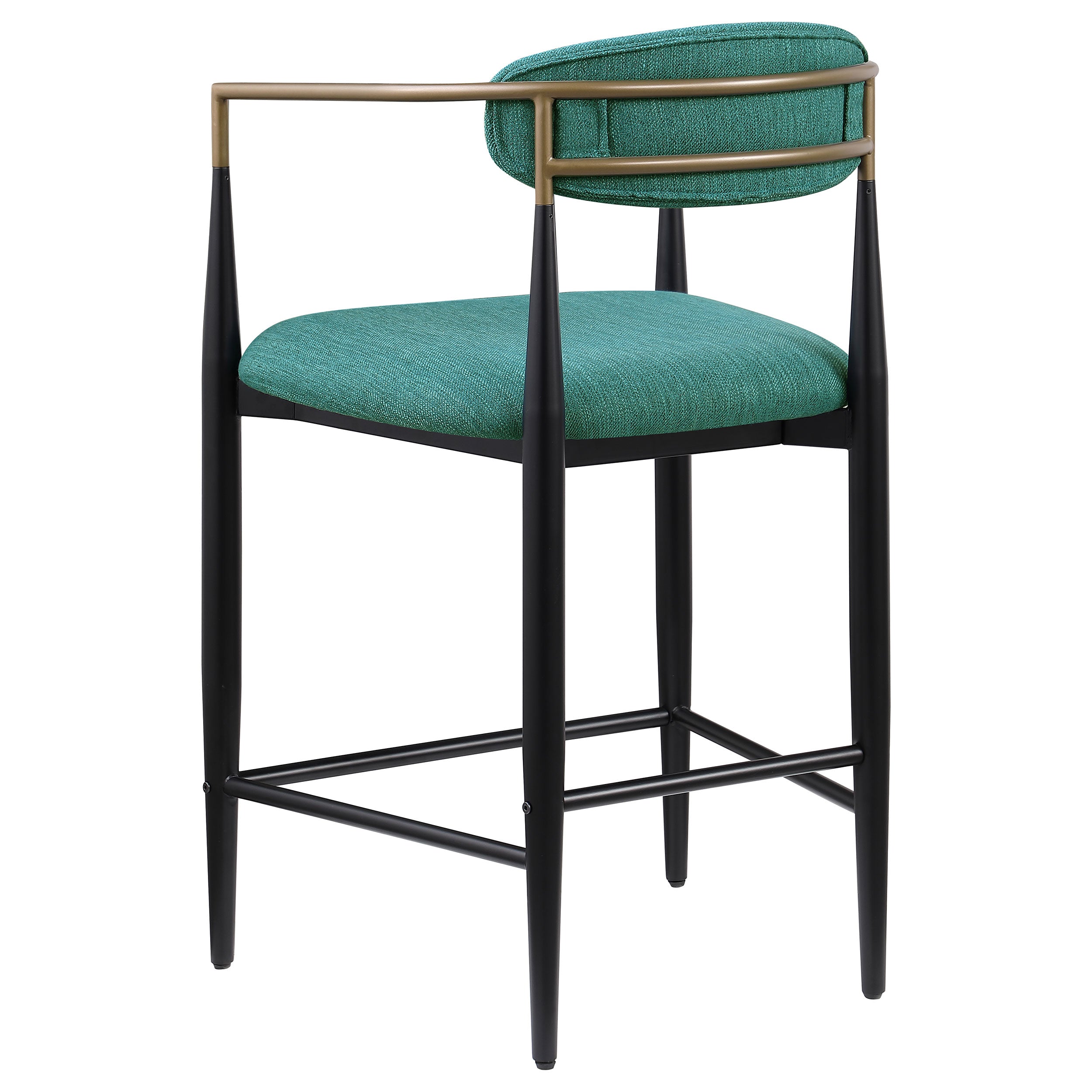 Tina Fabric Upholstered Counter Chair Green (set Of 2) - MyWaynesHome #