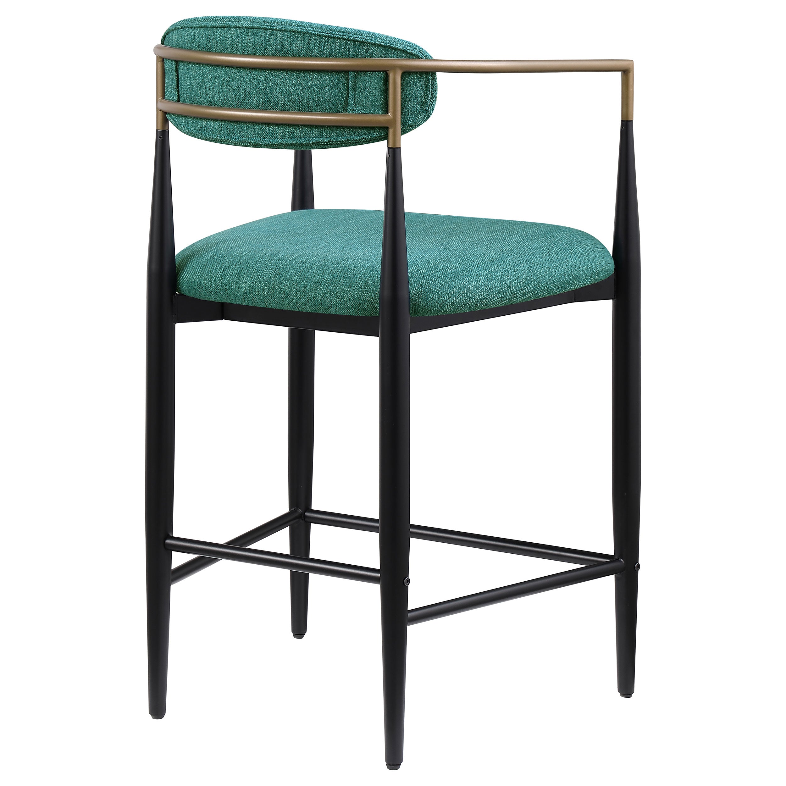 Tina Fabric Upholstered Counter Chair Green (set Of 2) - MyWaynesHome #