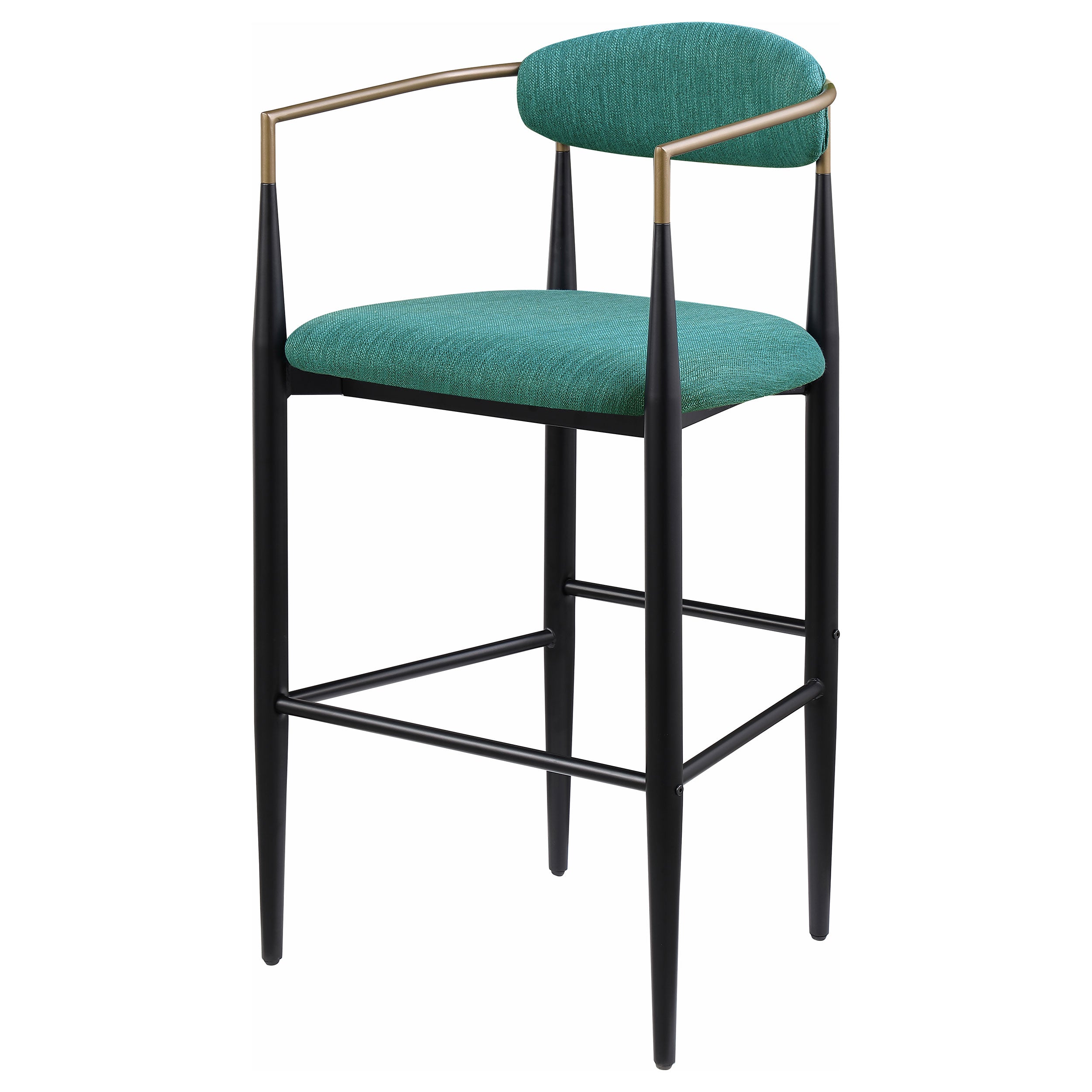 Tina Fabric Upholstered Bar Chair Green (set Of 2) - MyWaynesHome #