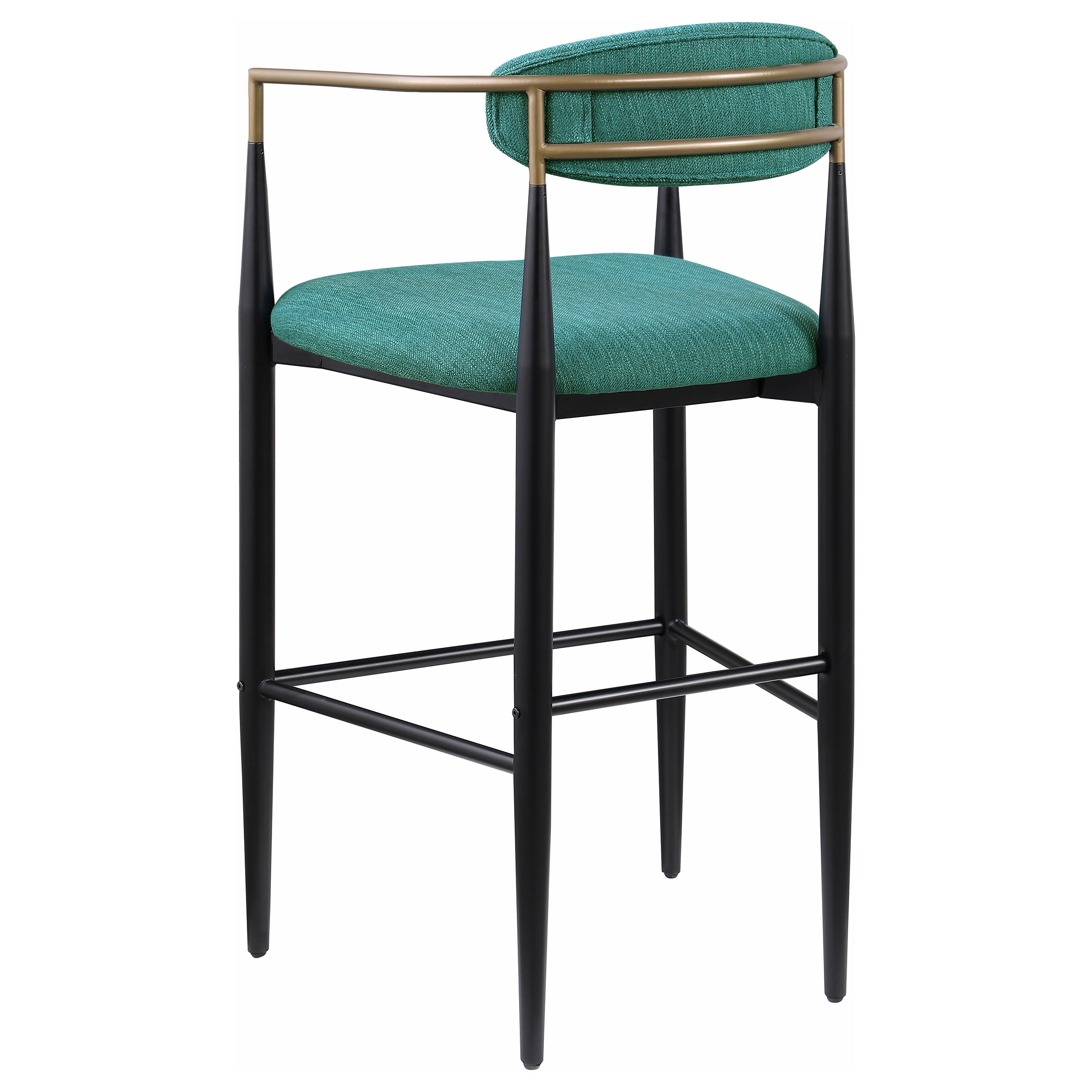 Tina Fabric Upholstered Bar Chair Green (set Of 2) - MyWaynesHome #