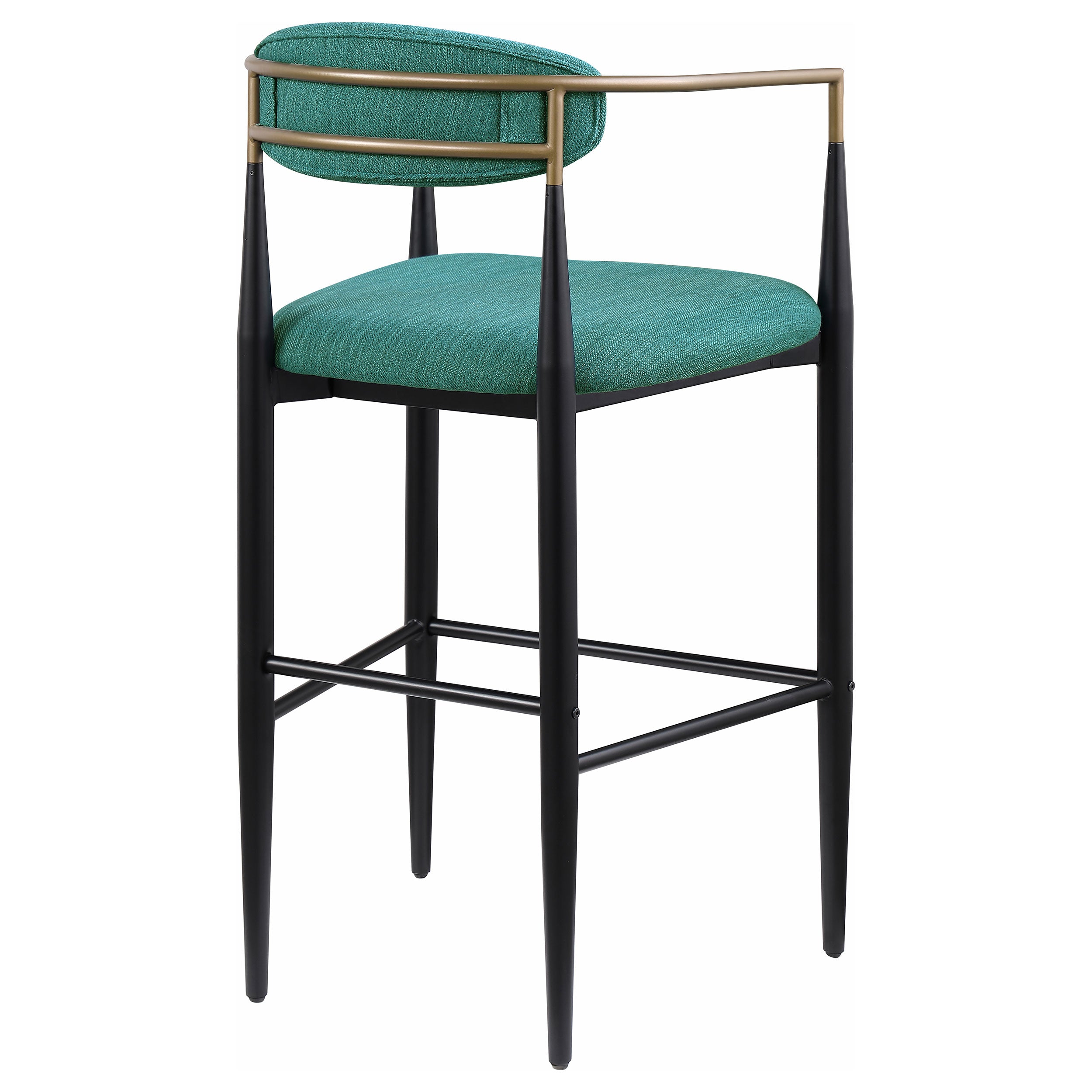 Tina Fabric Upholstered Bar Chair Green (set Of 2) - MyWaynesHome #