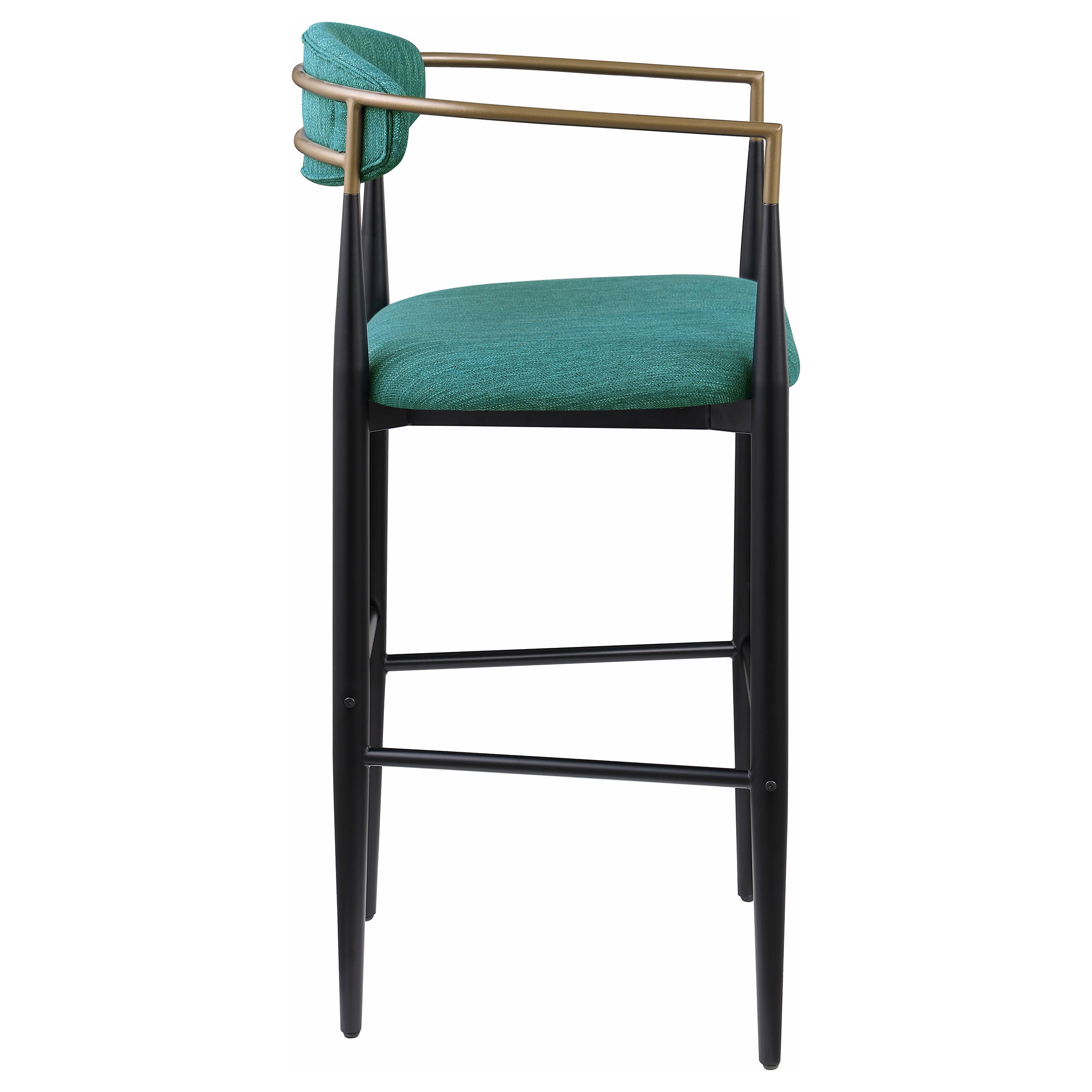Tina Fabric Upholstered Bar Chair Green (set Of 2) - MyWaynesHome #