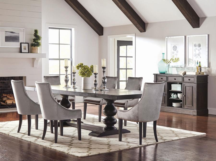 Phelps Grey 7 Pc Dining Set - MyWaynesHome #
