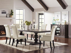 Phelps Beige 7 Pc Dining Set - MyWaynesHome #