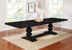 Phelps Black Dining Table - MyWaynesHome #