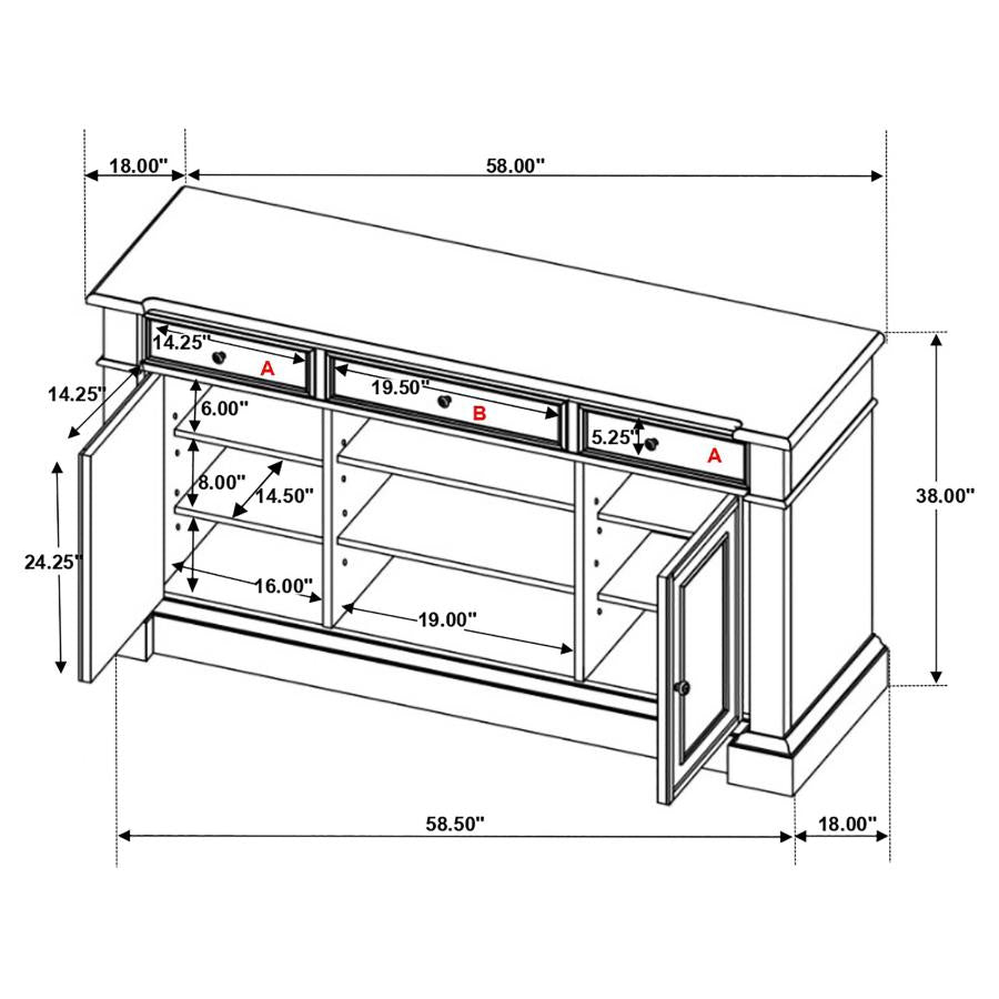 Phelps Black Sideboard - MyWaynesHome #