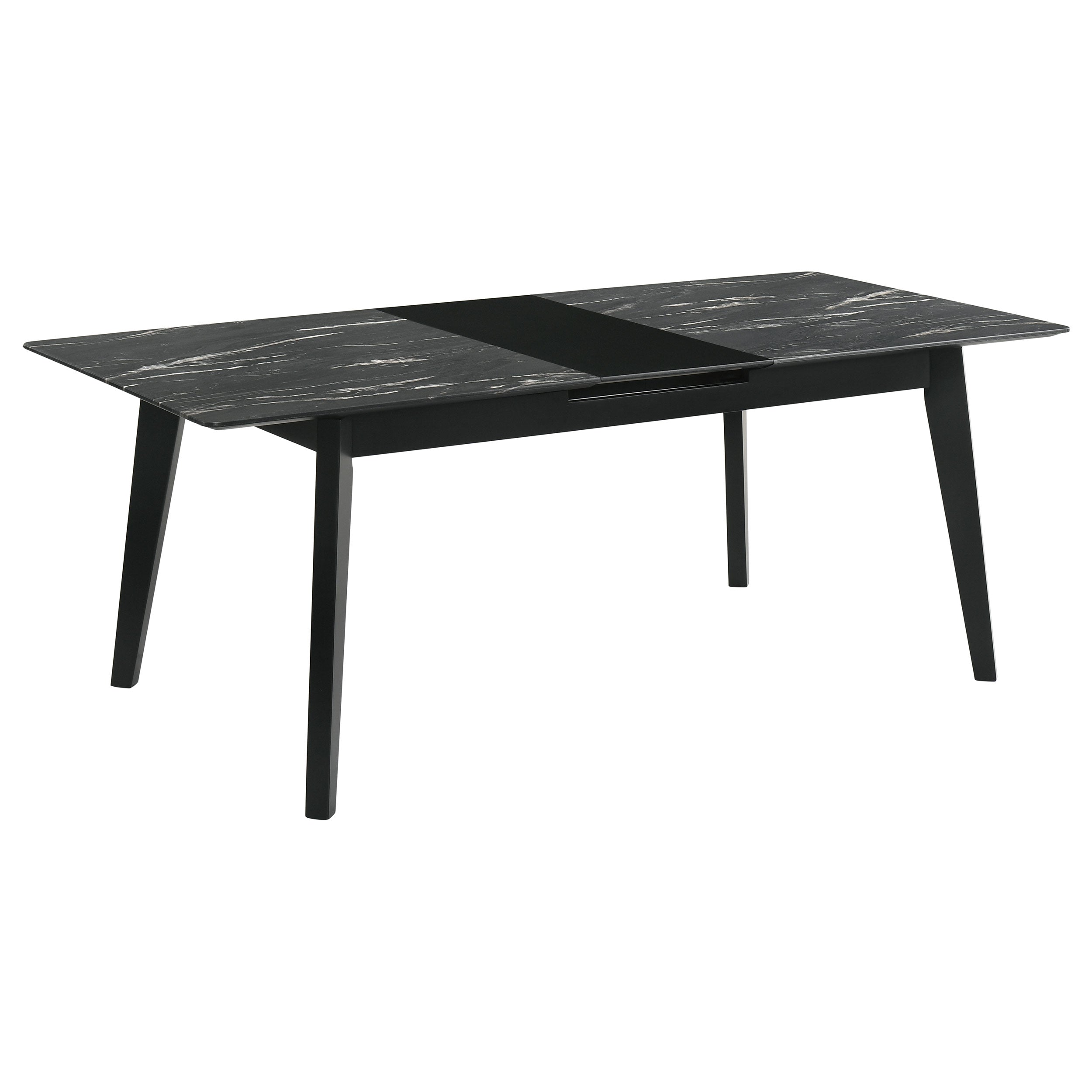 Crestmont 5-piece Extension Leaf Dining Table Set Black - MyWaynesHome #