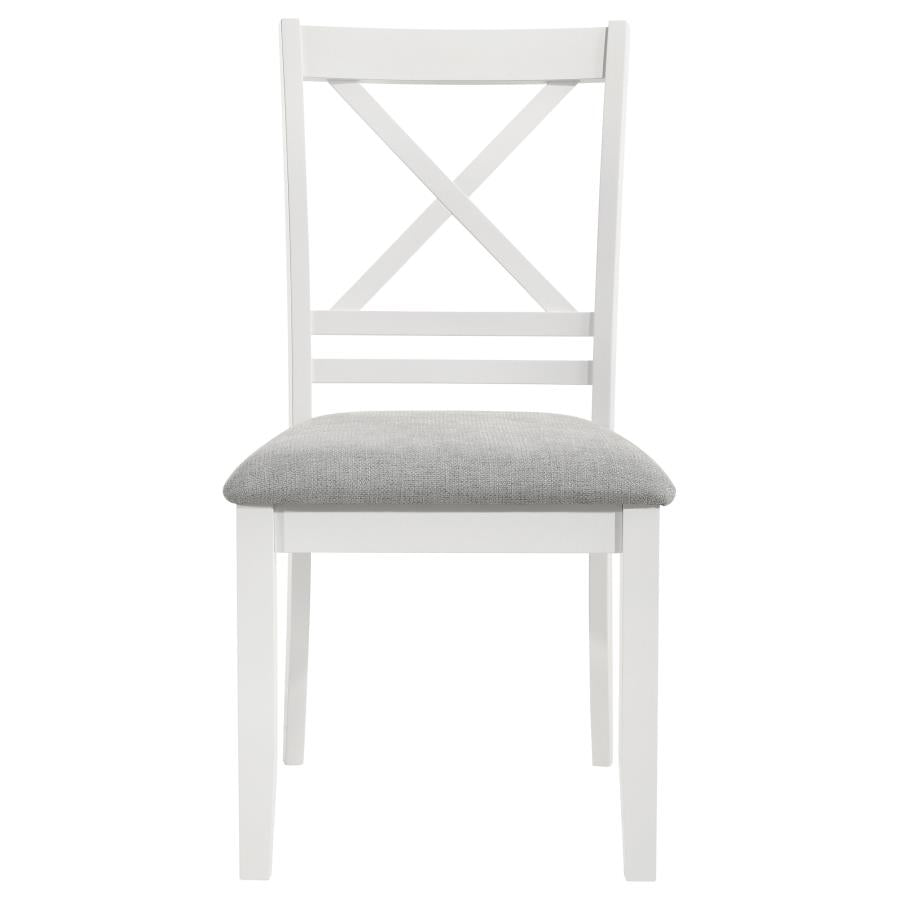Hollis White Side Chair - MyWaynesHome #