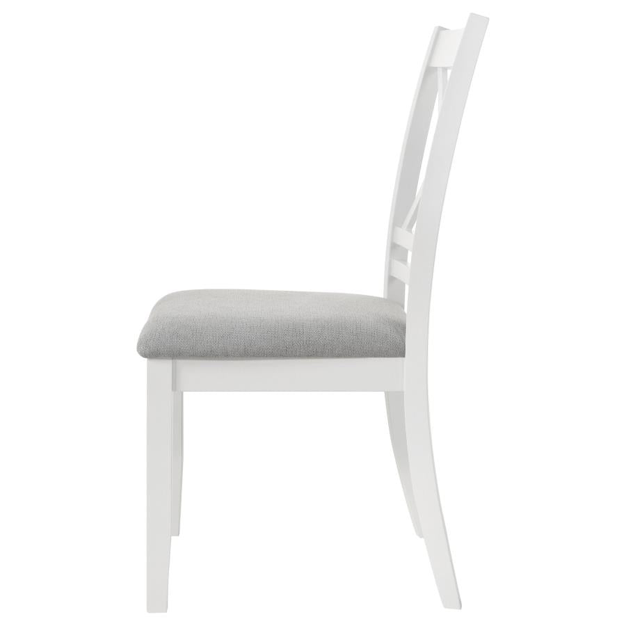 Hollis White Side Chair - MyWaynesHome #