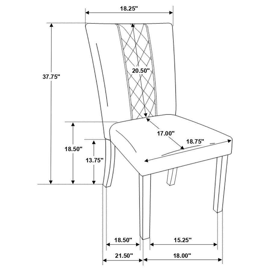 Malia Beige Side Chair - MyWaynesHome #