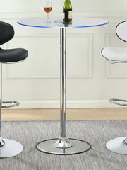 Thea Silver Bar Table - MyWaynesHome #