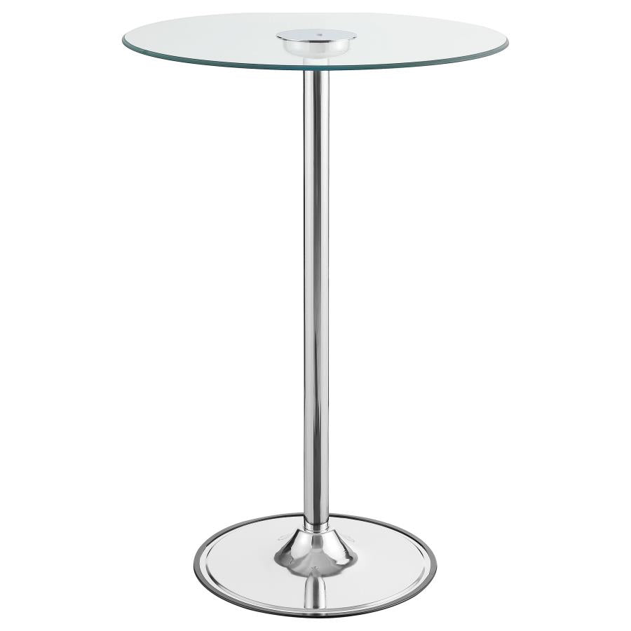 Thea Silver Bar Table - MyWaynesHome #