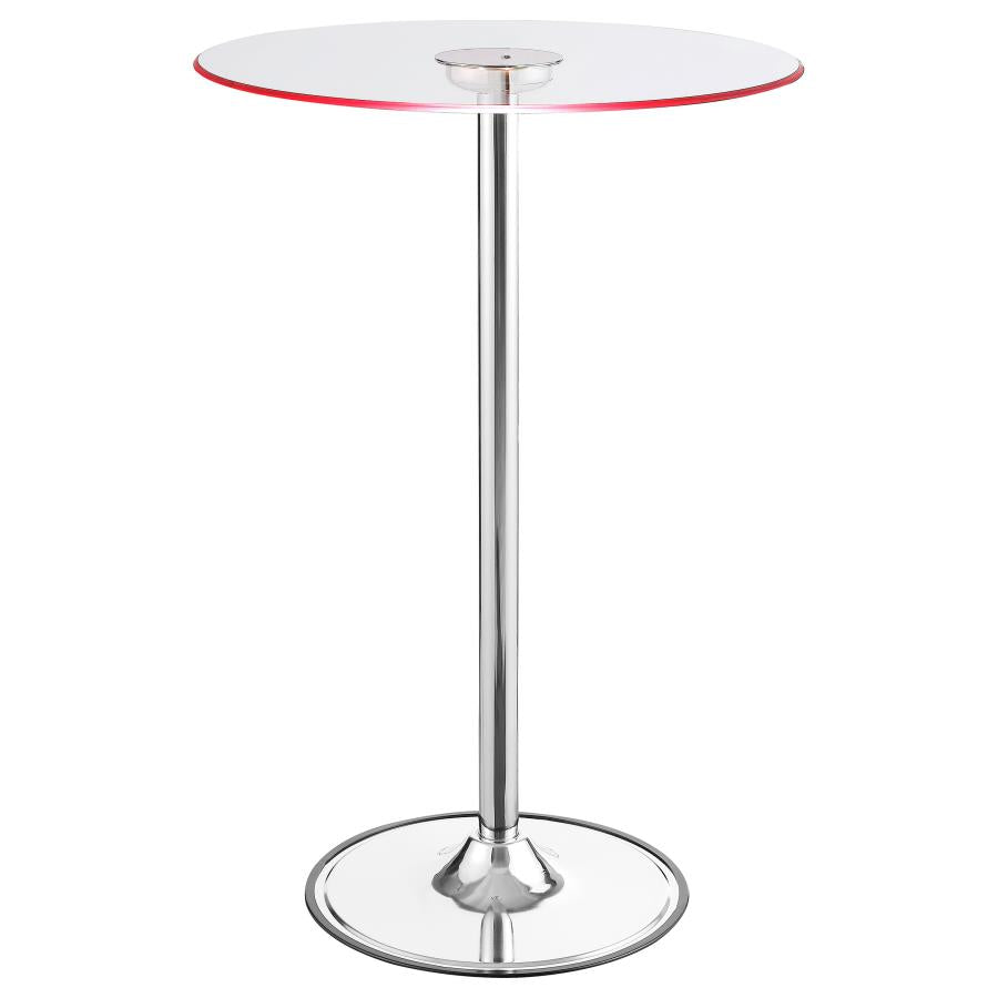 Thea Silver Bar Table - MyWaynesHome #