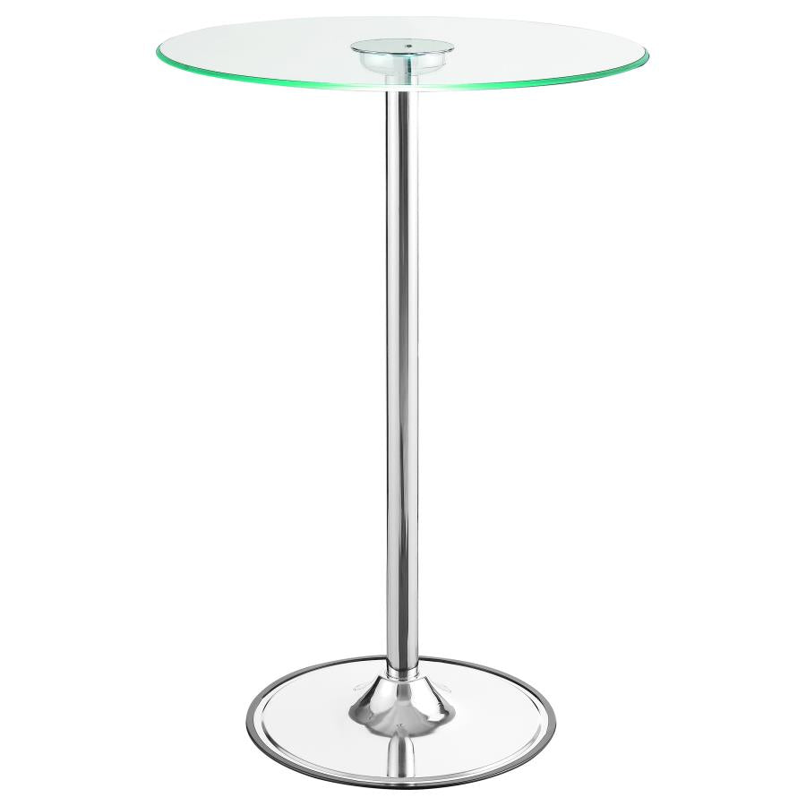 Thea Silver Bar Table - MyWaynesHome #