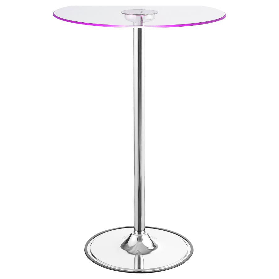 Thea Silver Bar Table - MyWaynesHome #