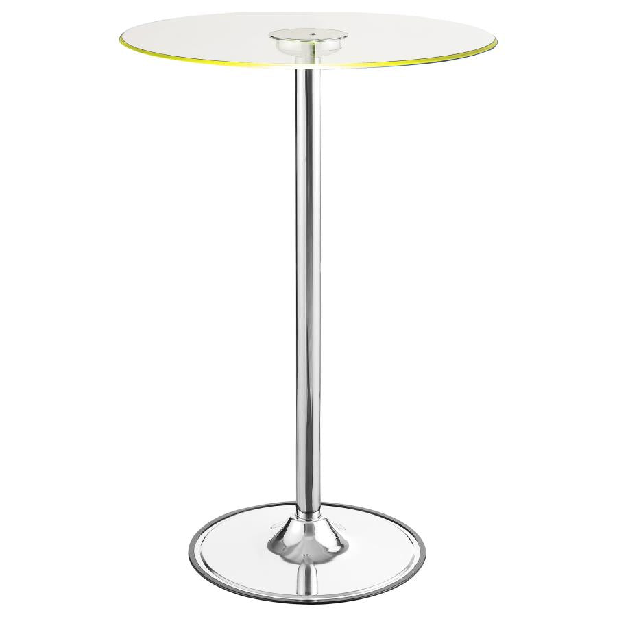 Thea Silver Bar Table - MyWaynesHome #
