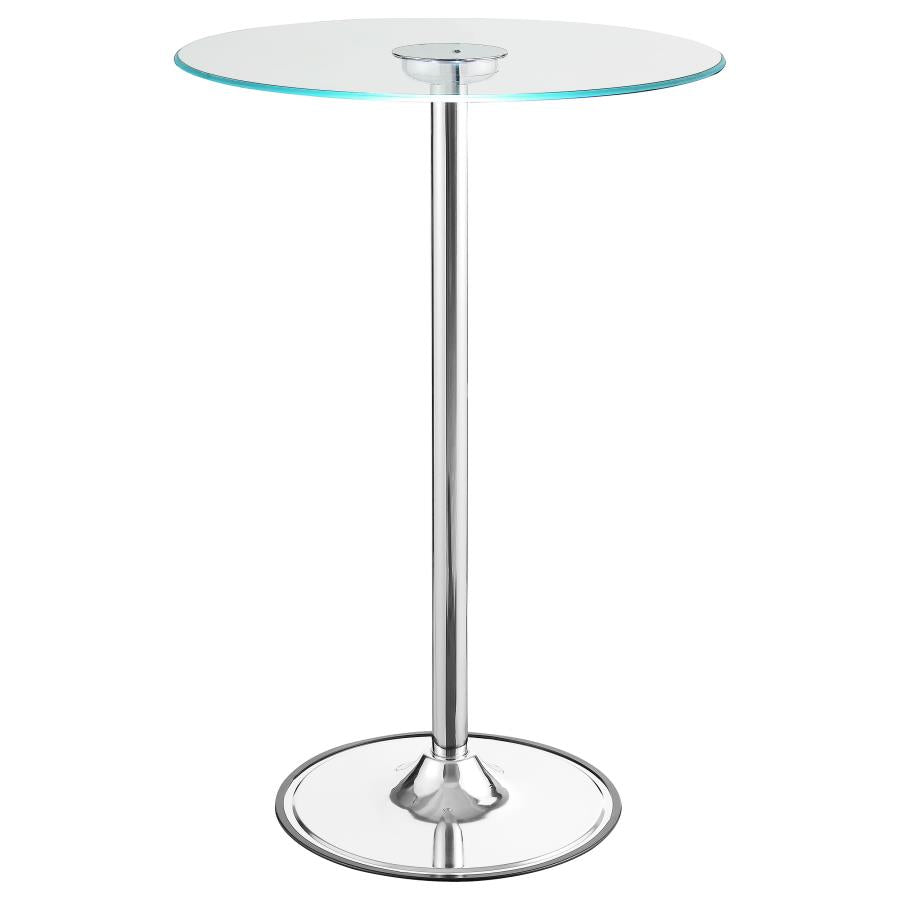 Thea Silver Bar Table - MyWaynesHome #