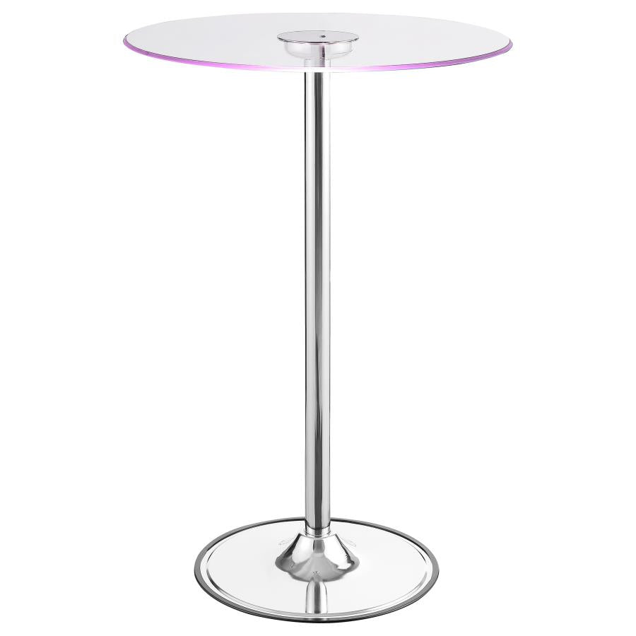 Thea Silver Bar Table - MyWaynesHome #