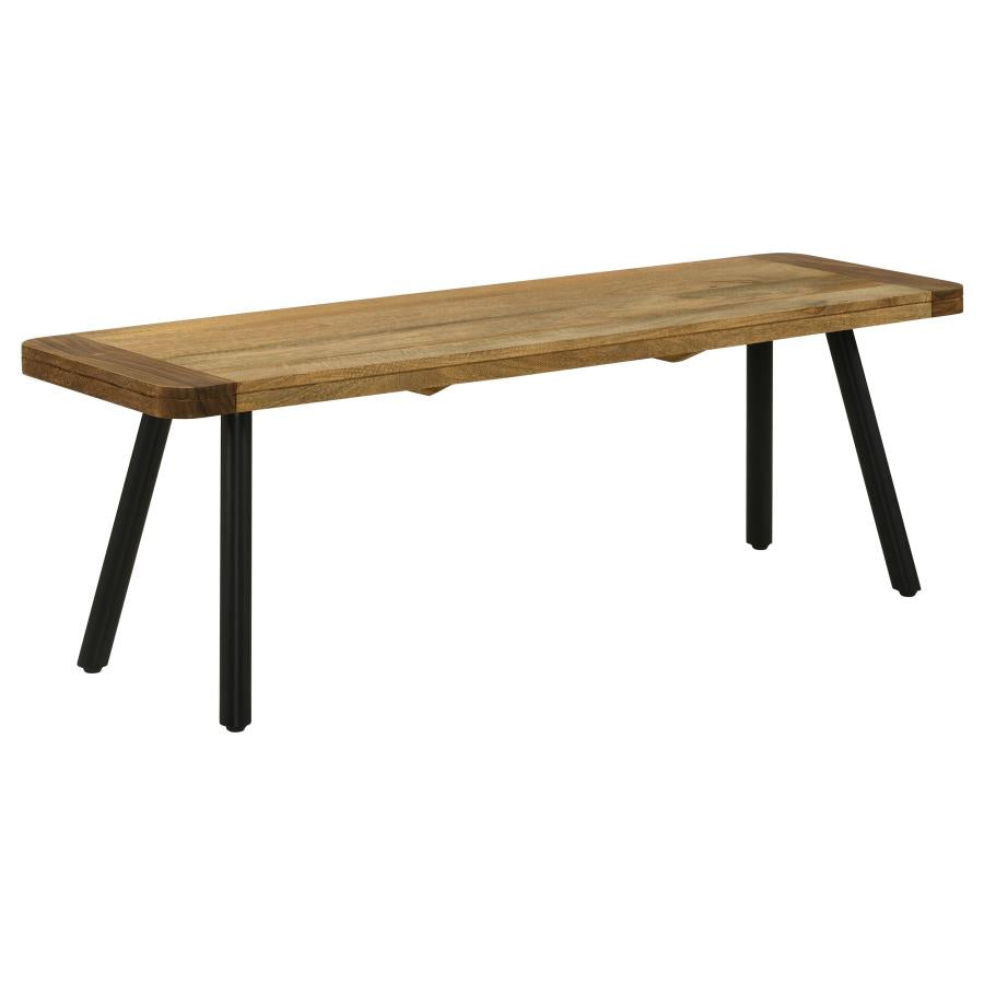 Maverick Brown Bench - MyWaynesHome #