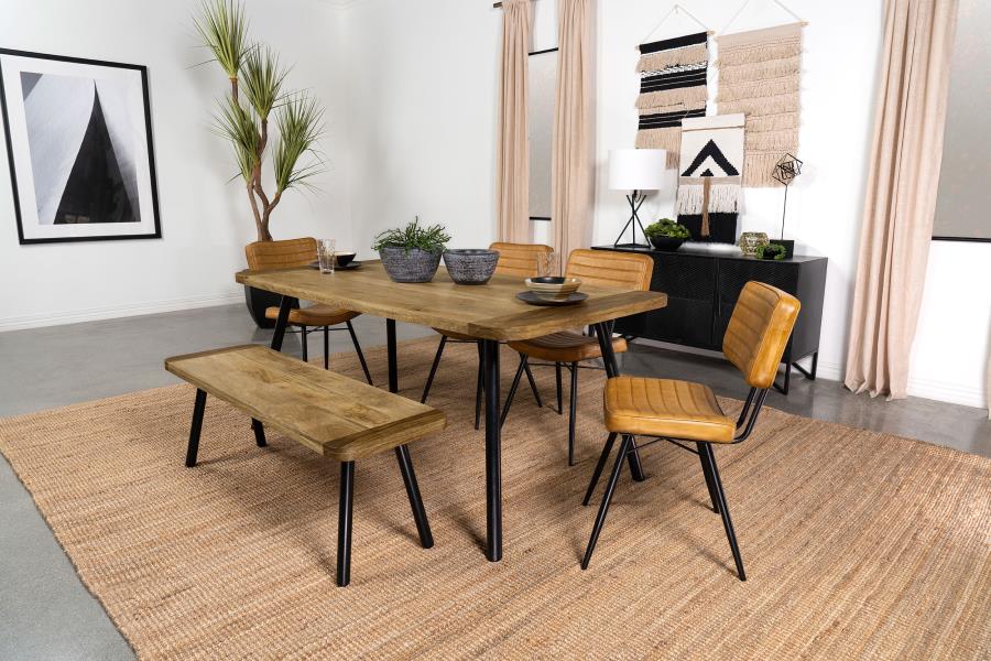 Maverick Brown Bench - MyWaynesHome #
